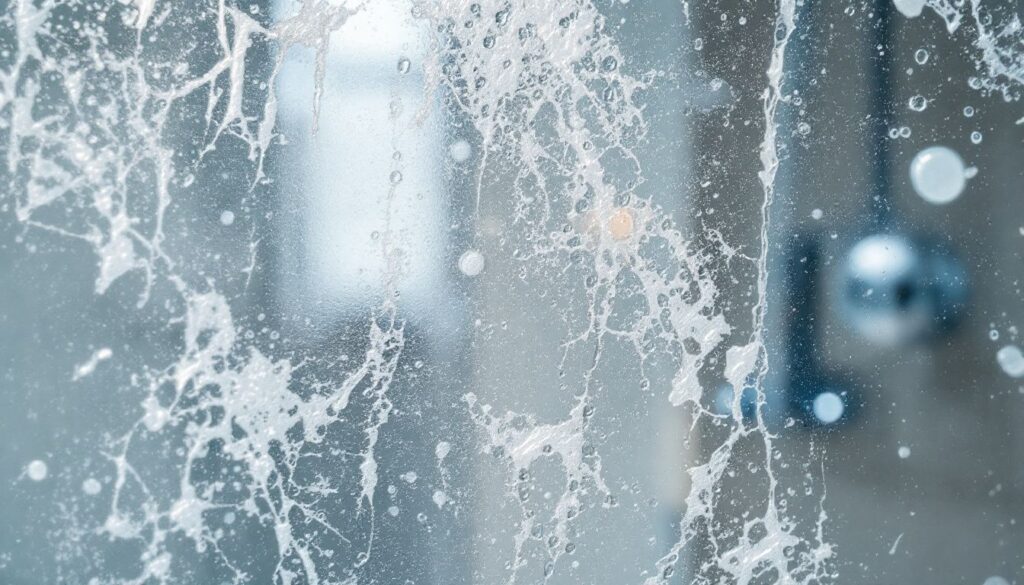 Glazen douchewand schoonmaken glansspoelmiddel