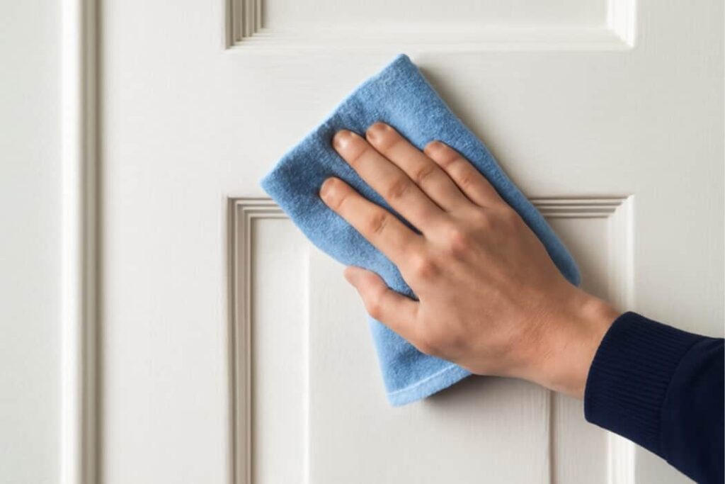 Hoe maak je geverfd houtwerk schoon?