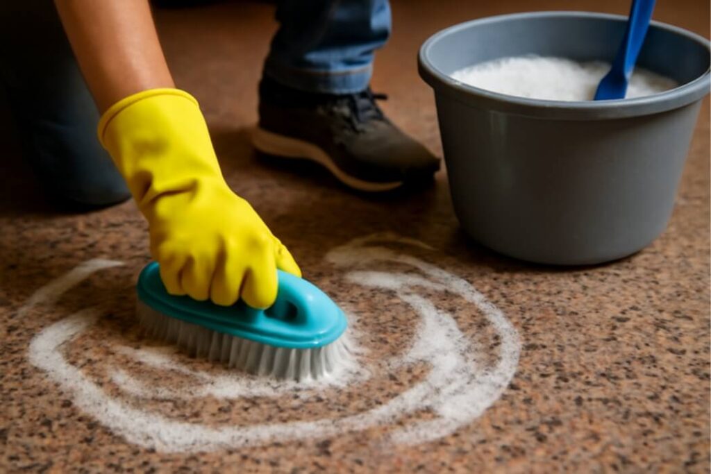 Hoe maak je een granito vloer schoon?